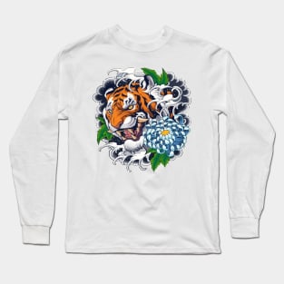 TIGER SAVAGE MODE ANIME Long Sleeve T-Shirt